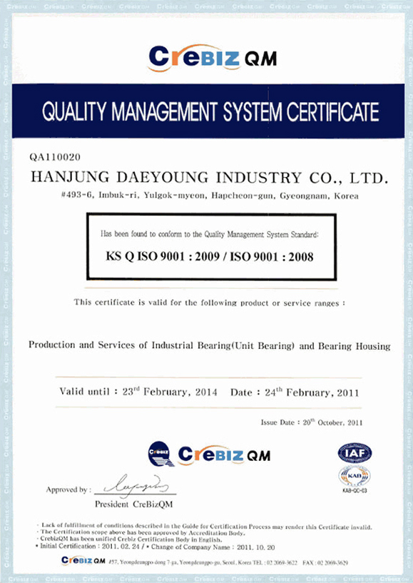 ISO 9001:2009